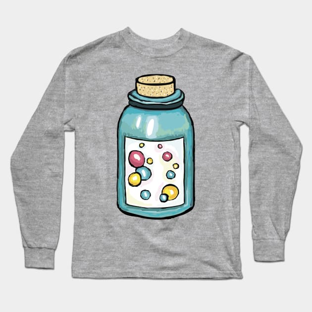 Bottle bubble Long Sleeve T-Shirt by Kuhtina